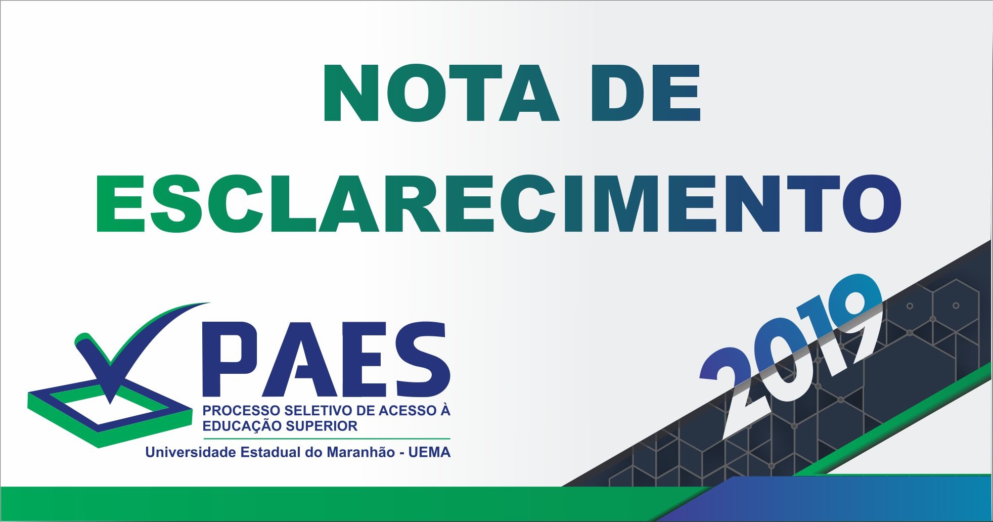 NOTA DE ESCLARECIMENTO